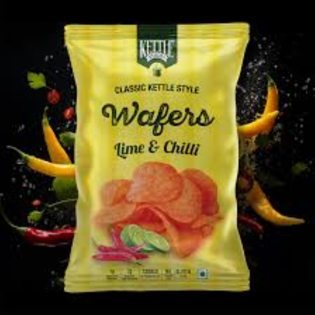 KETTLE STYLE WAFERS LIME B CHILLI 150G